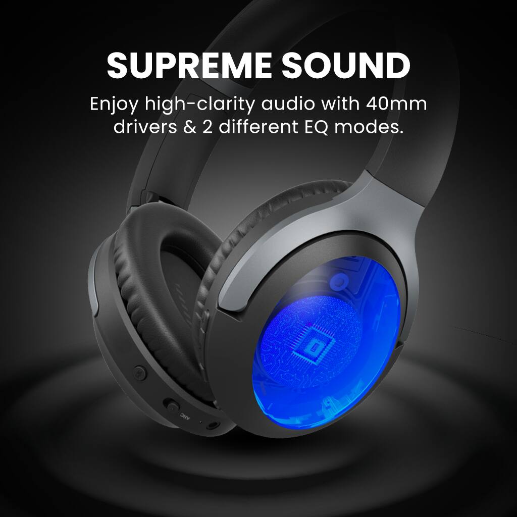 Alt View 1. avantalk - Aria 3 - Bluetooth 5.3 Wireless Headphones with Detachable Noise-Cancelling Mic.