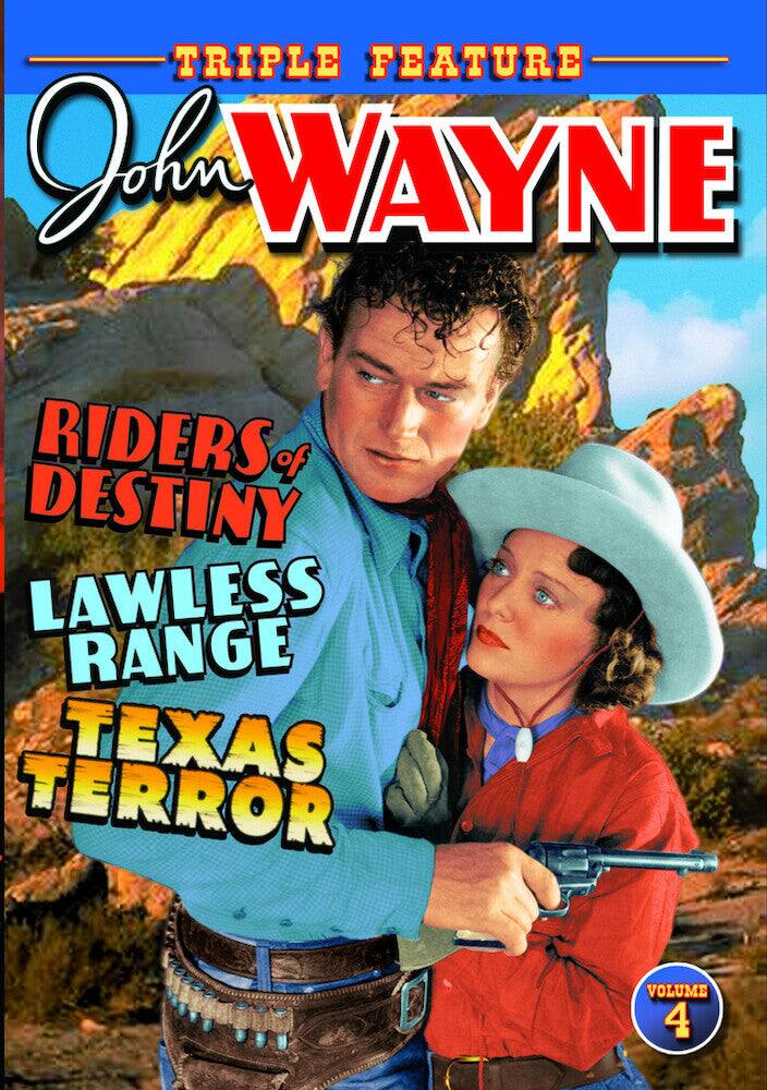 Front. John Wayne Triple Feature, Volume 4 (Riders of Destiny - DVD.