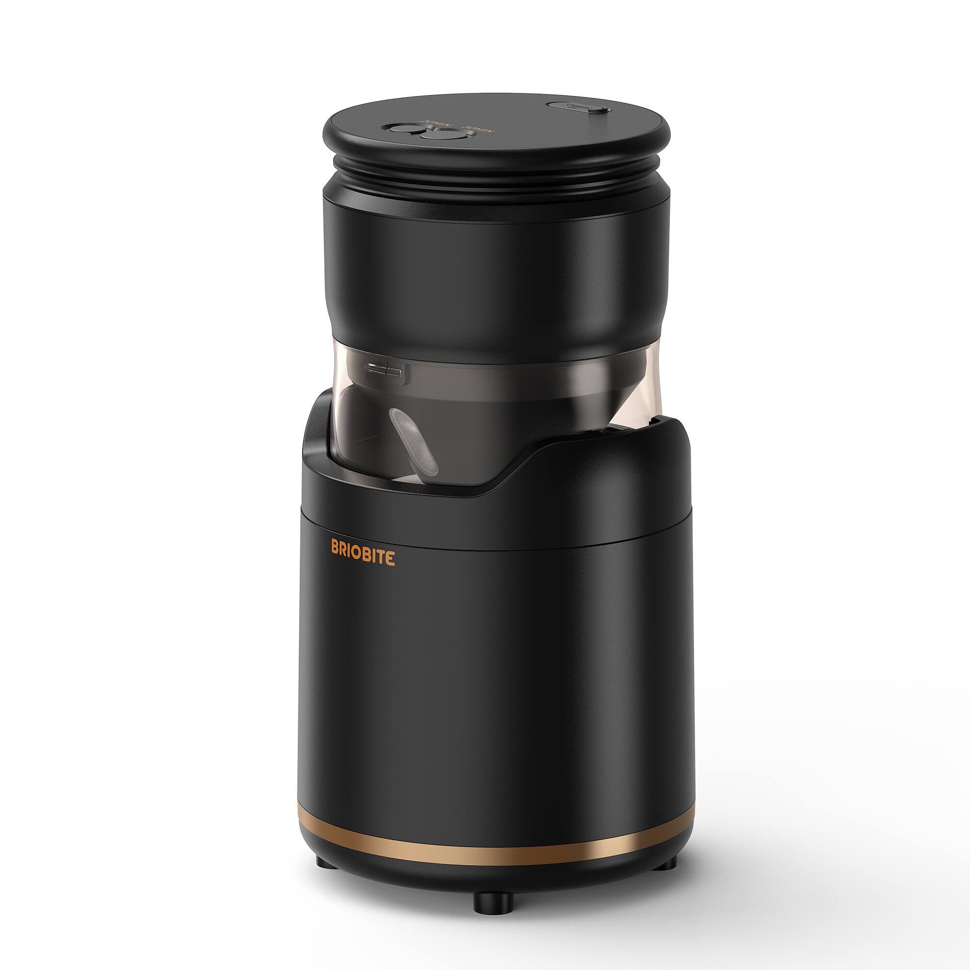 Alt View 6. BRIOBITE - Portable USB-C Rechargeable Ice Cream Maker-Electric Machine for Gelato,Milkshakes&Sorbet,1-2 Servings,Easy to Clean - Black.