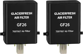GLACIER FRESH - Replacement for Sub-Zero Refrigerator Air Purification Cartridge 7007067, 7042798 Air Filter, 2 Pack