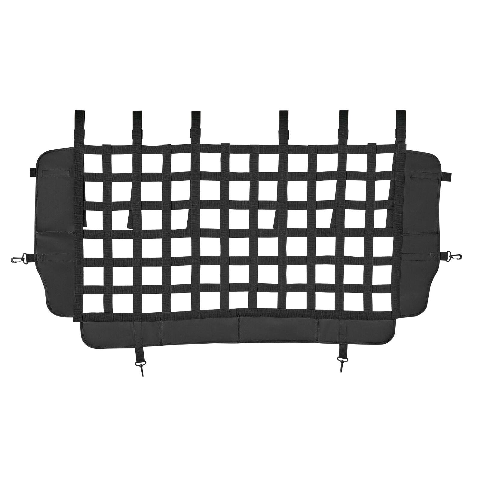 Alt View 5. VEVOR - Dog Car Barrier, Mesh Cargo Pet Net for Jeep Wrangler JK 2007-2017 JL 20018-2024, Vehicle Pet Barrier.