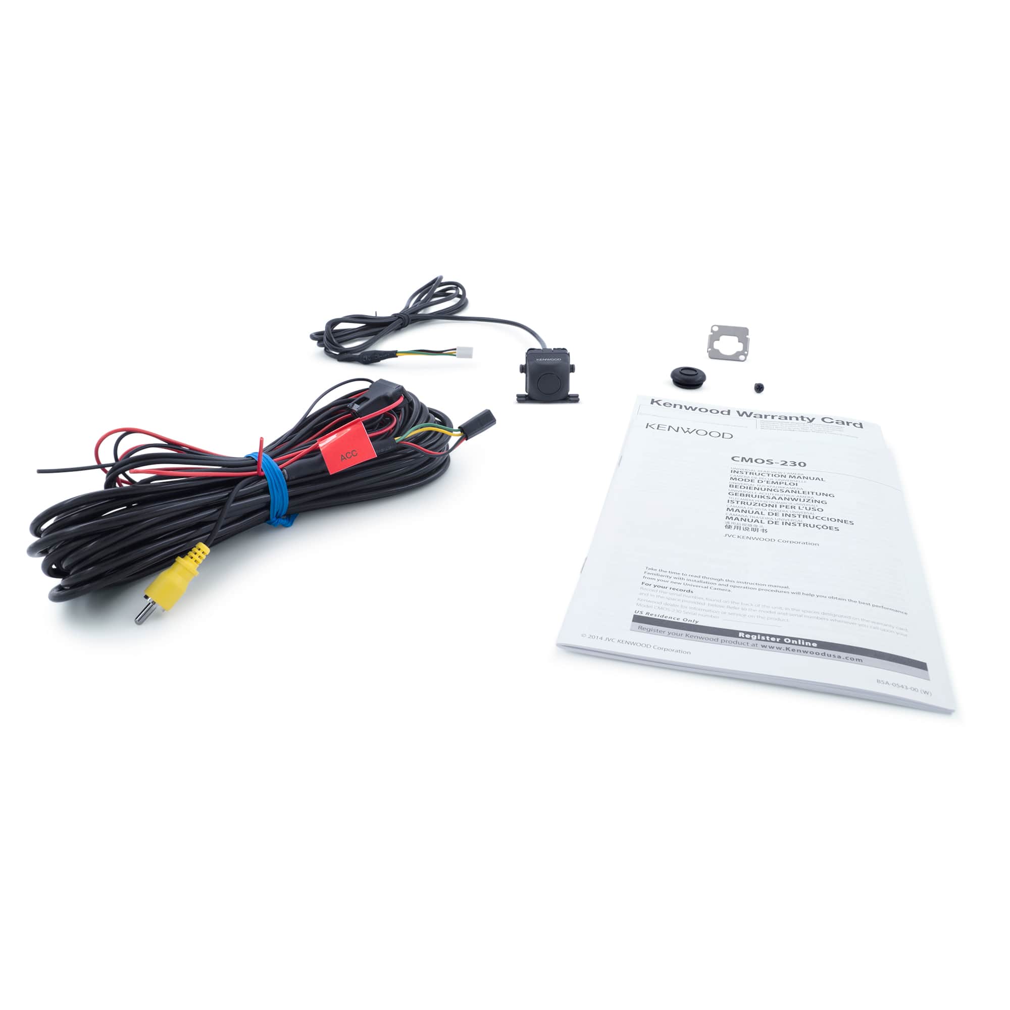 Alt View 13. Kenwood - CMOS-230LP Rear View Camera with 1/3.6" CMOS Sensor, Wide-Angle View, and Waterproof Design - Multi.