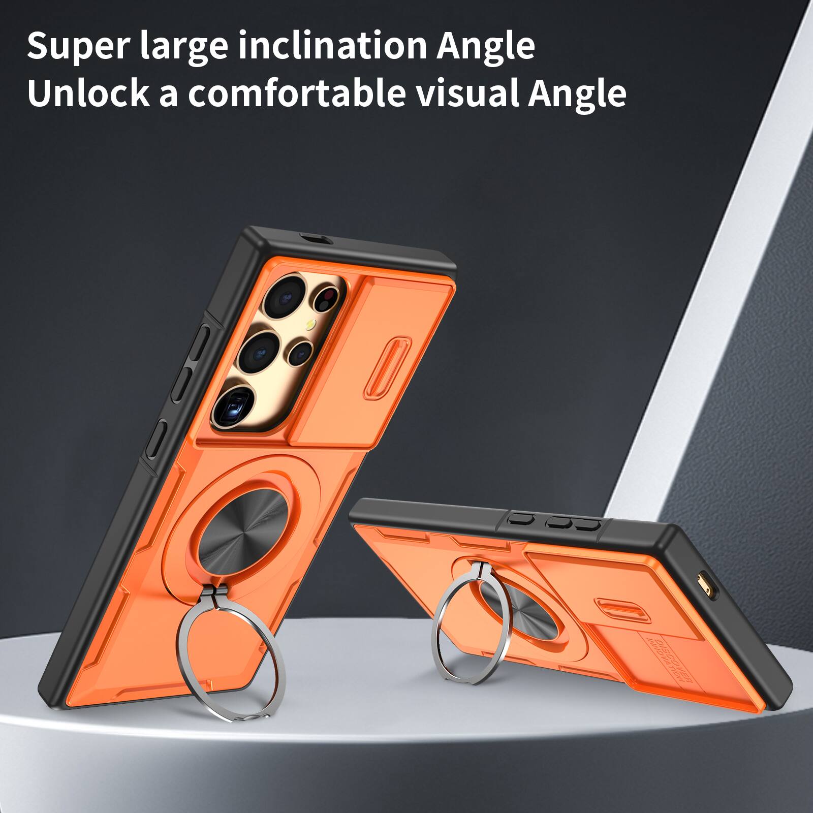 Super large inclination Angle  
Unlock a comfortable visual Angle