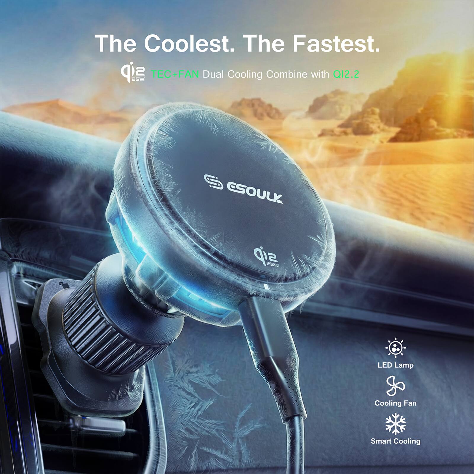 The Coolest. The Fastest.

Q12 TEC+FAN Dual Cooling Combine with Q12.2

LED Lamp
Cooling Fan
Smart Cooling