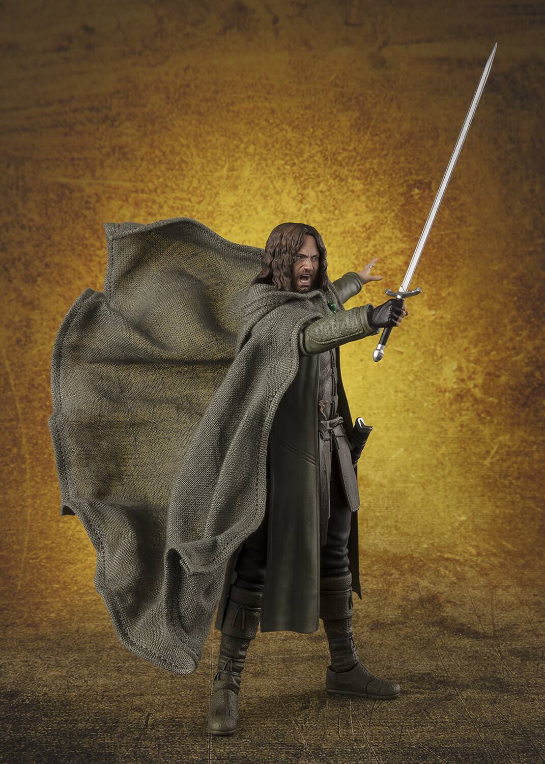 Alt View 3. Bandai - Tamashii Nations - The Lord of the Rings - S.H.Figuarts - Aragorn (The Fellowship of the Ring) - Collectibles - Multicolor.
