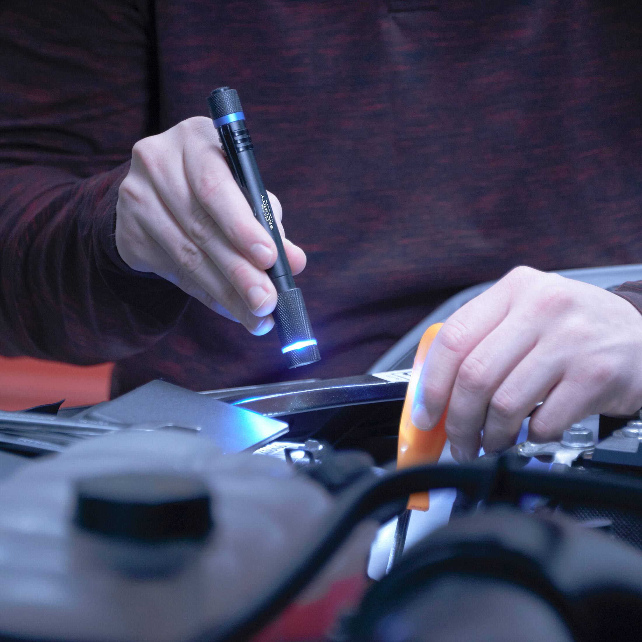 Alt View 2. Police Security - Aura Black - Black.