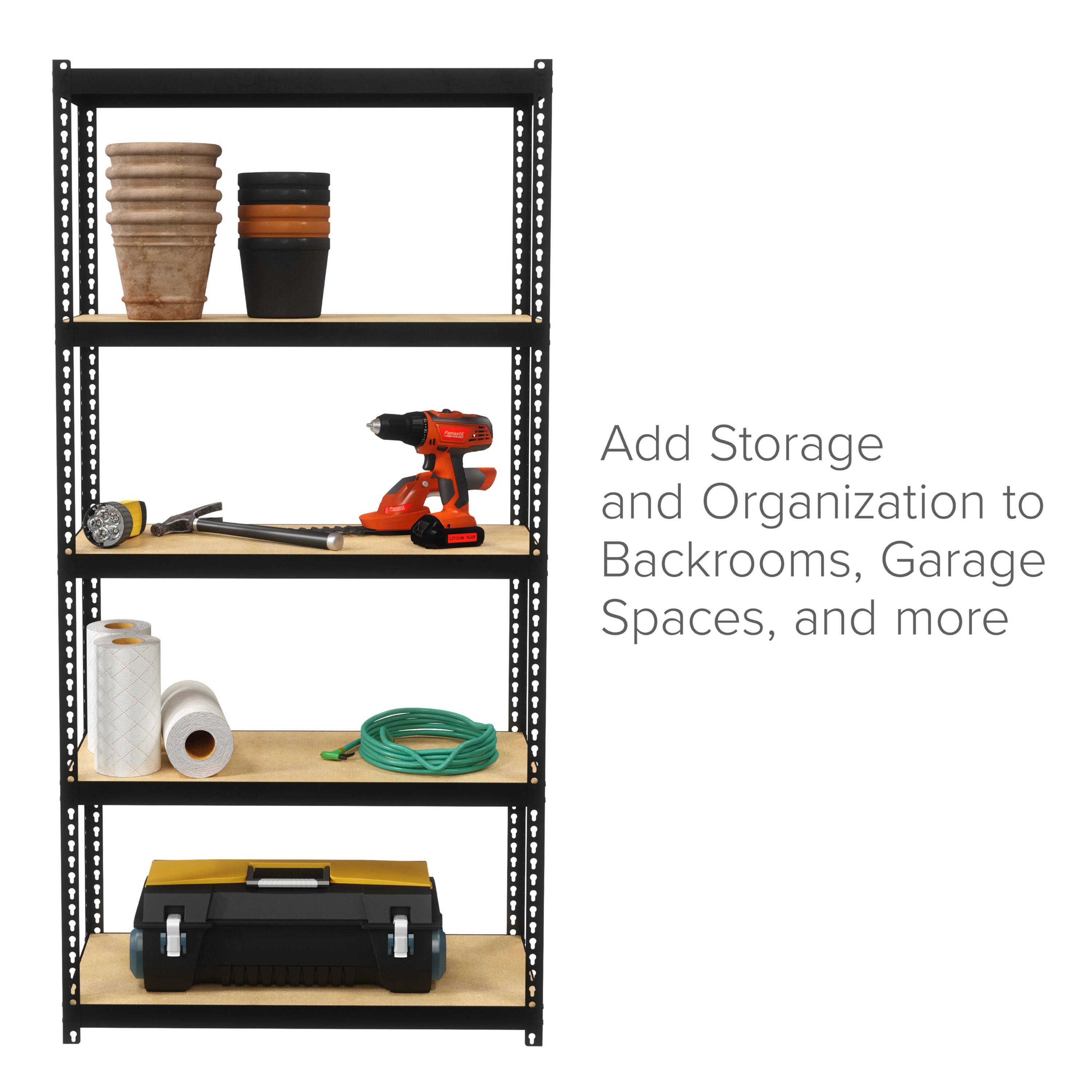 Add Storage and Organization to Backrooms, Garage Spaces, and more