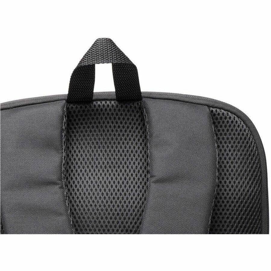 Alt View 4. Kensington - Kensington Carrying Case (Backpack) for 14" Notebook - Black - Polyester, Mesh Fabric Body - Shoulder Strap - Black.