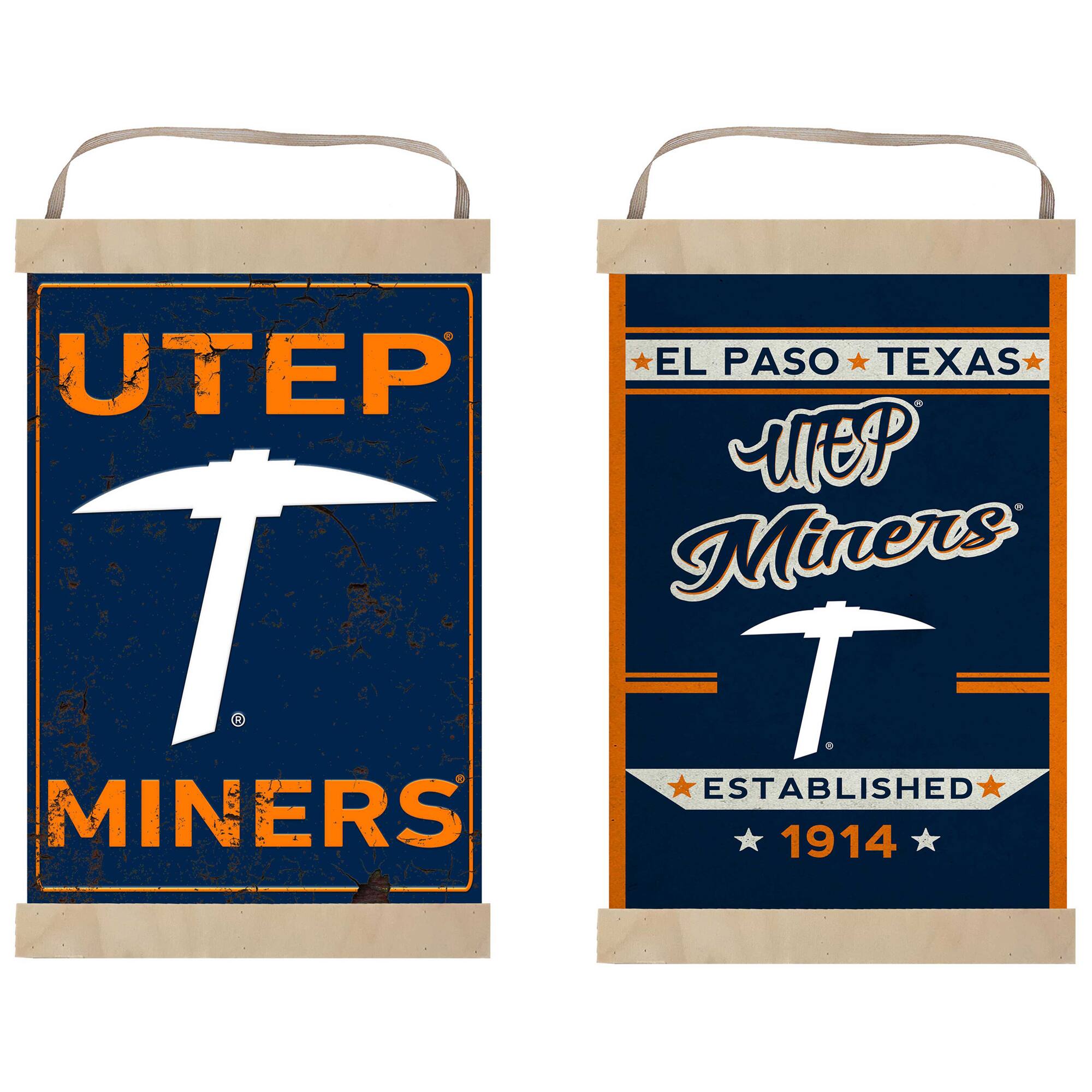 UTEP EL PASO TEXAS  
UTEP Miners  
T  
ESTABLISHED 1914