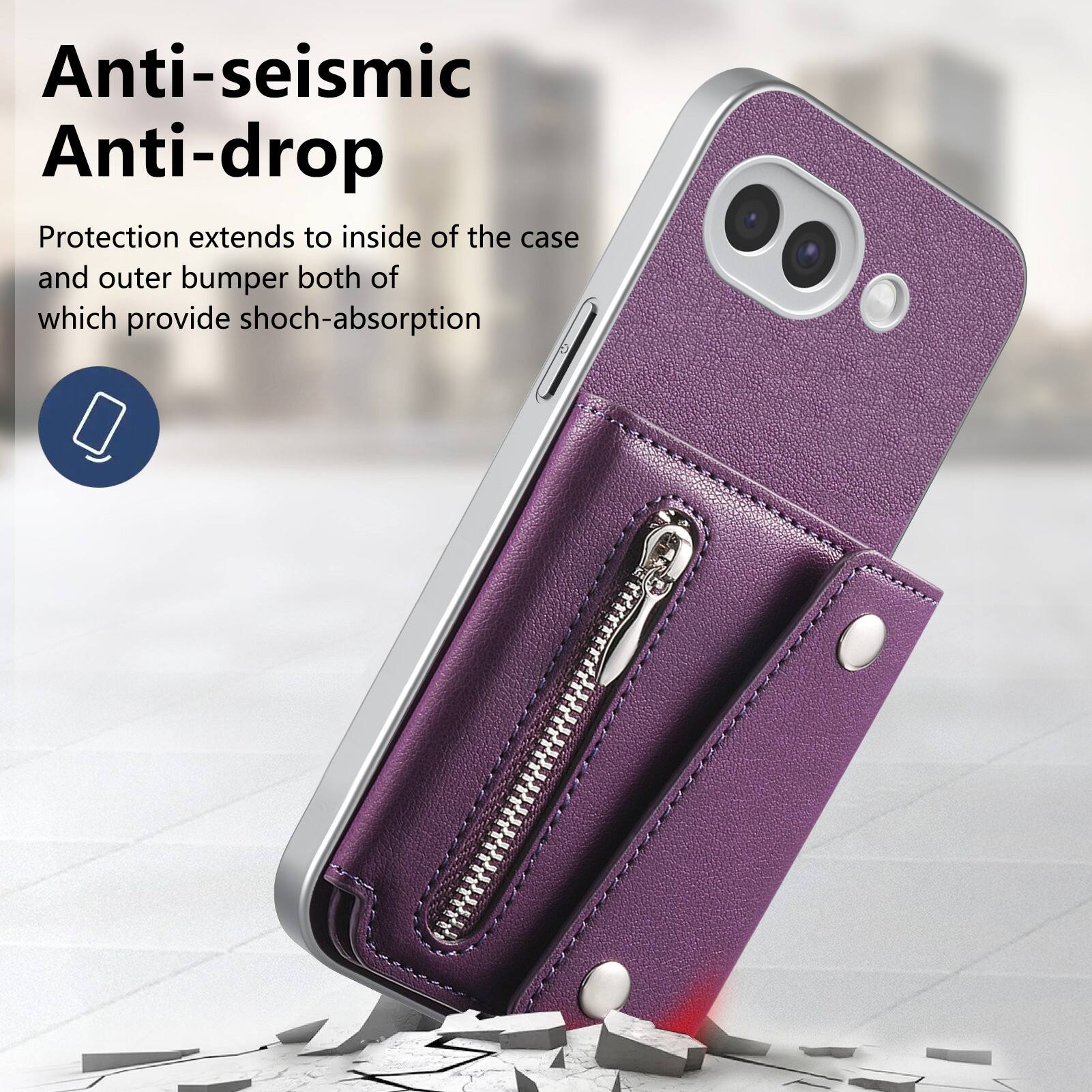Anti-seismic Anti-drop Protection extends to inside of the case and outer bumper both of which provide shock-absorption