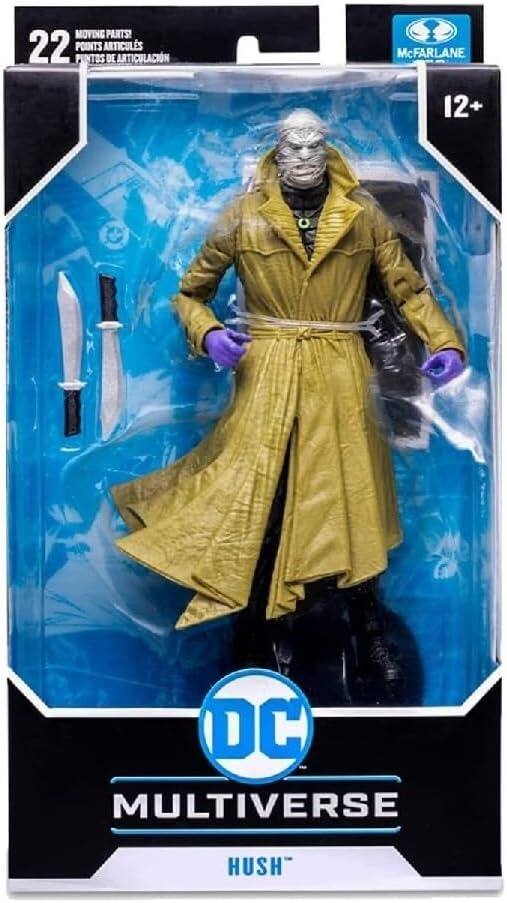 MOVING PARTS? 22 POINTS ARTICULATIONS PANTOS DE ARTICULACIÓN McFARLANE 12+ DC MULTIVERSE HUSH