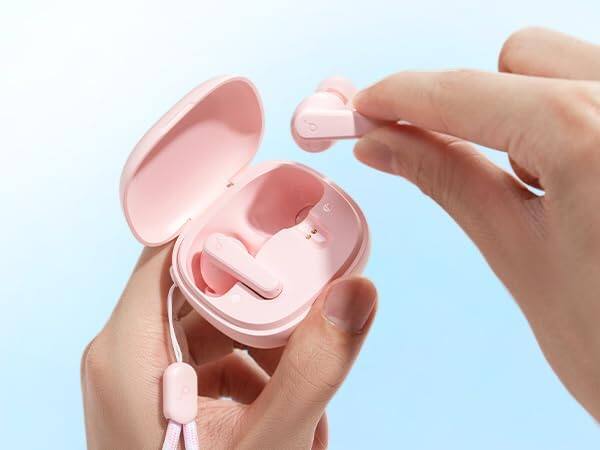 Alt View 6. Soundcore - Soundcore - by Anker P20i True Wireless In-Ear Headphones - Pink - Pink.