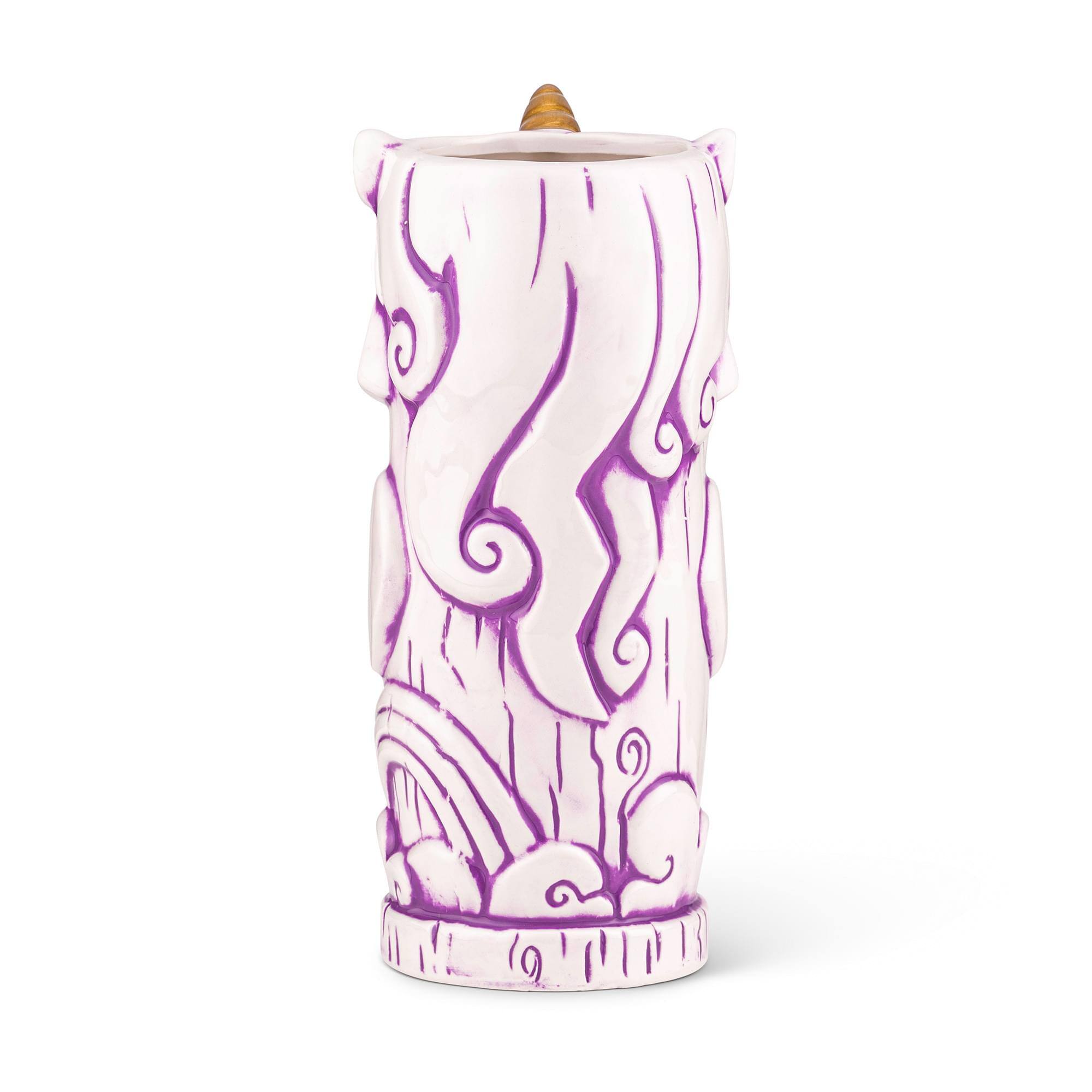 Alt View 1. ThinkGeek - Geeki Tikis White Unicorn Fantasy Mug | Ceramic Tiki Style Cup | Holds 19 Ounces - White.