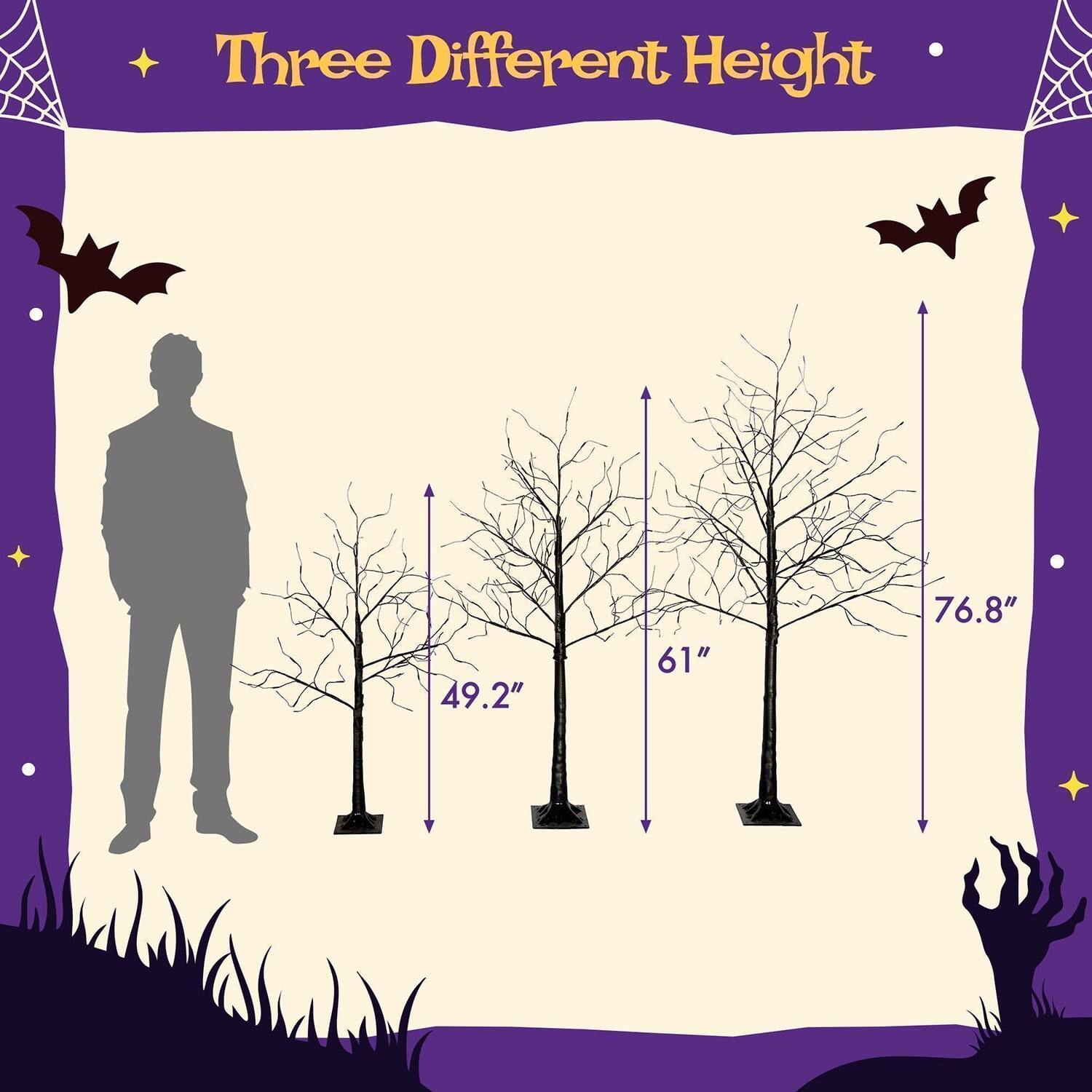 Three Different Height

49.2"  
61"  
76.8"