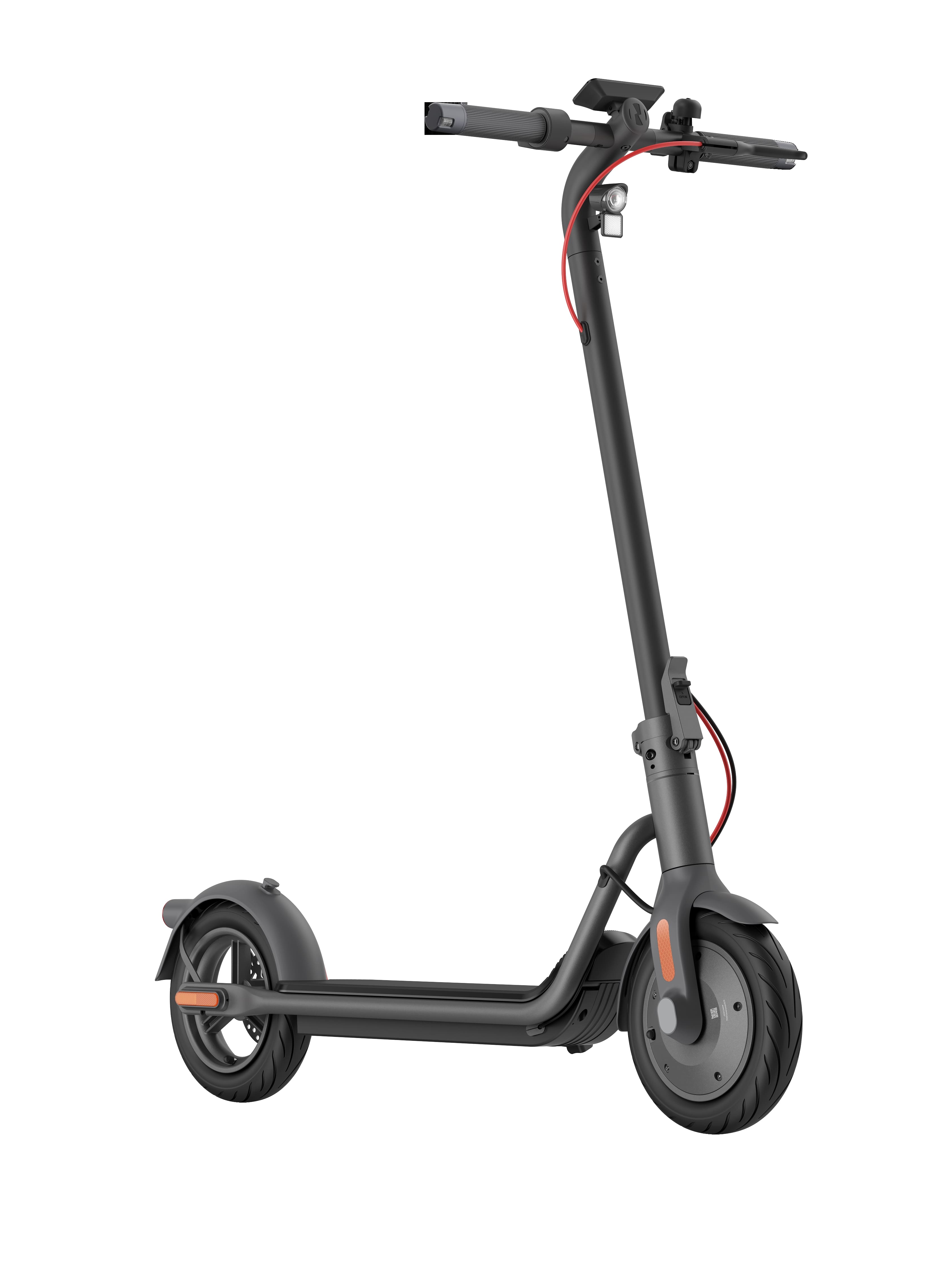 Front. NAVEE - V40i Electric Scooter w/25 mi Max Operating Range & 20 mph Max Speed - Black.