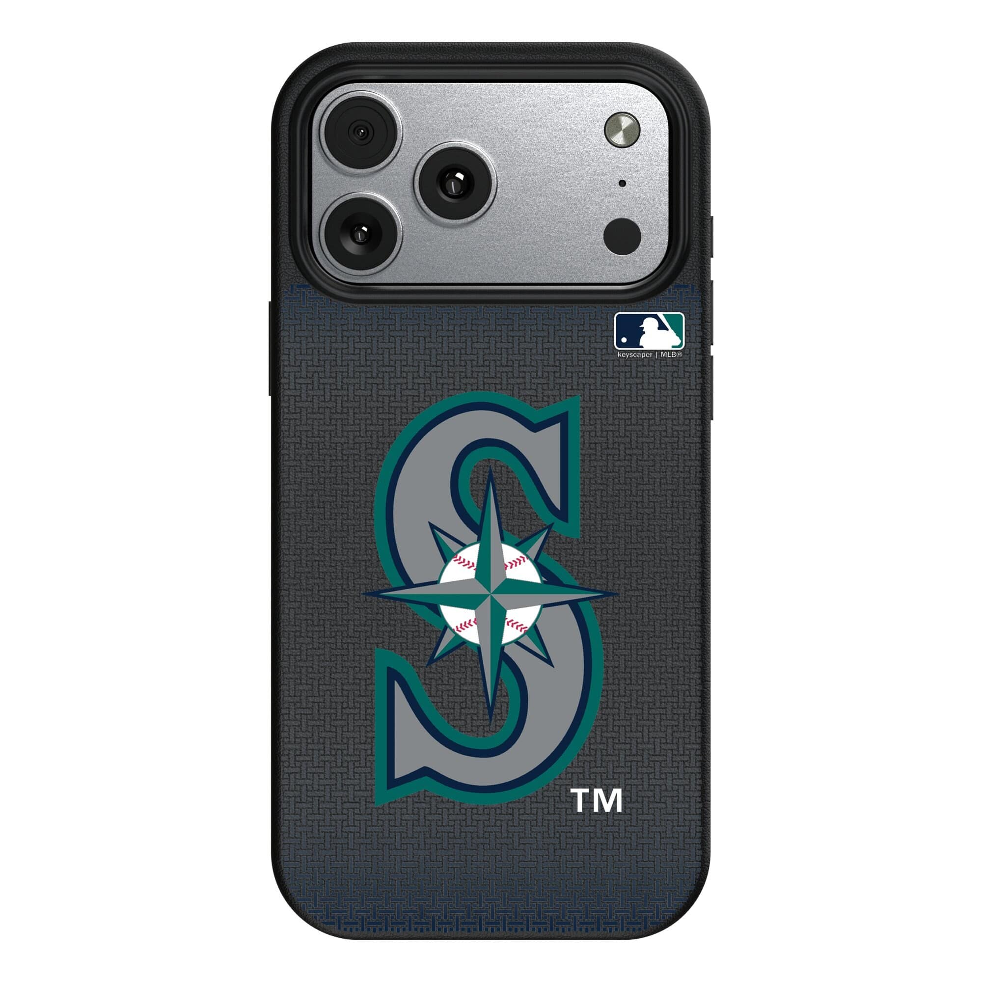 Keyscaper - MLB - Seattle Mariners Linen Logo iPhone Magnetic Bump Case - 17 Pro - Black price history on PriceWatchPro