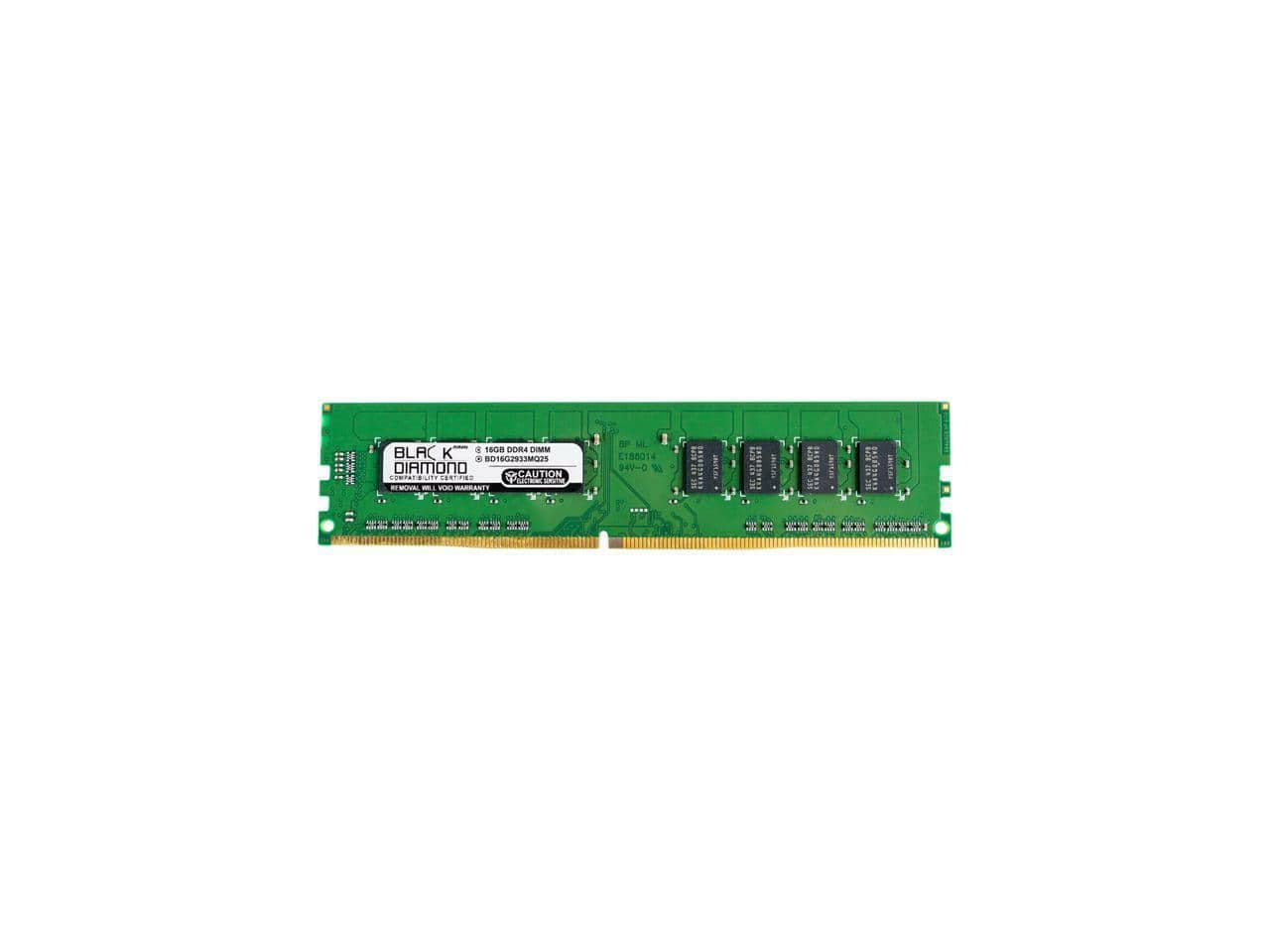 Black Diamond - memory 16gb 288-pin pc ram ddr4 2933 (pc4 23400) desktop memory mo