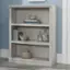 Alt View 14. Sauder - 3 Shelf Display Bookcase w/ 2 Adjustable Shelves - Glacier Oak.
