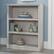 Alt View 14. Sauder - 3 Shelf Display Bookcase w/ 2 Adjustable Shelves - Glacier Oak.