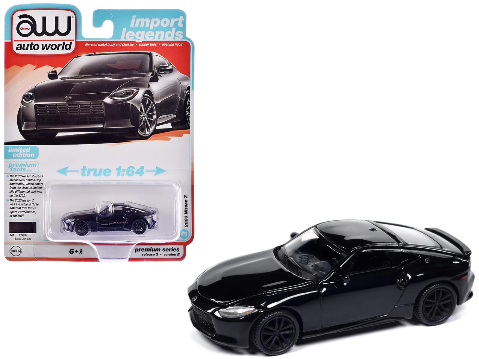 "Autoworld - 2023 Nissan Z Black Diamond ""Import Legends"" Series 1/64 Diecast Model Car by Auto World" price history on PriceWatchPro