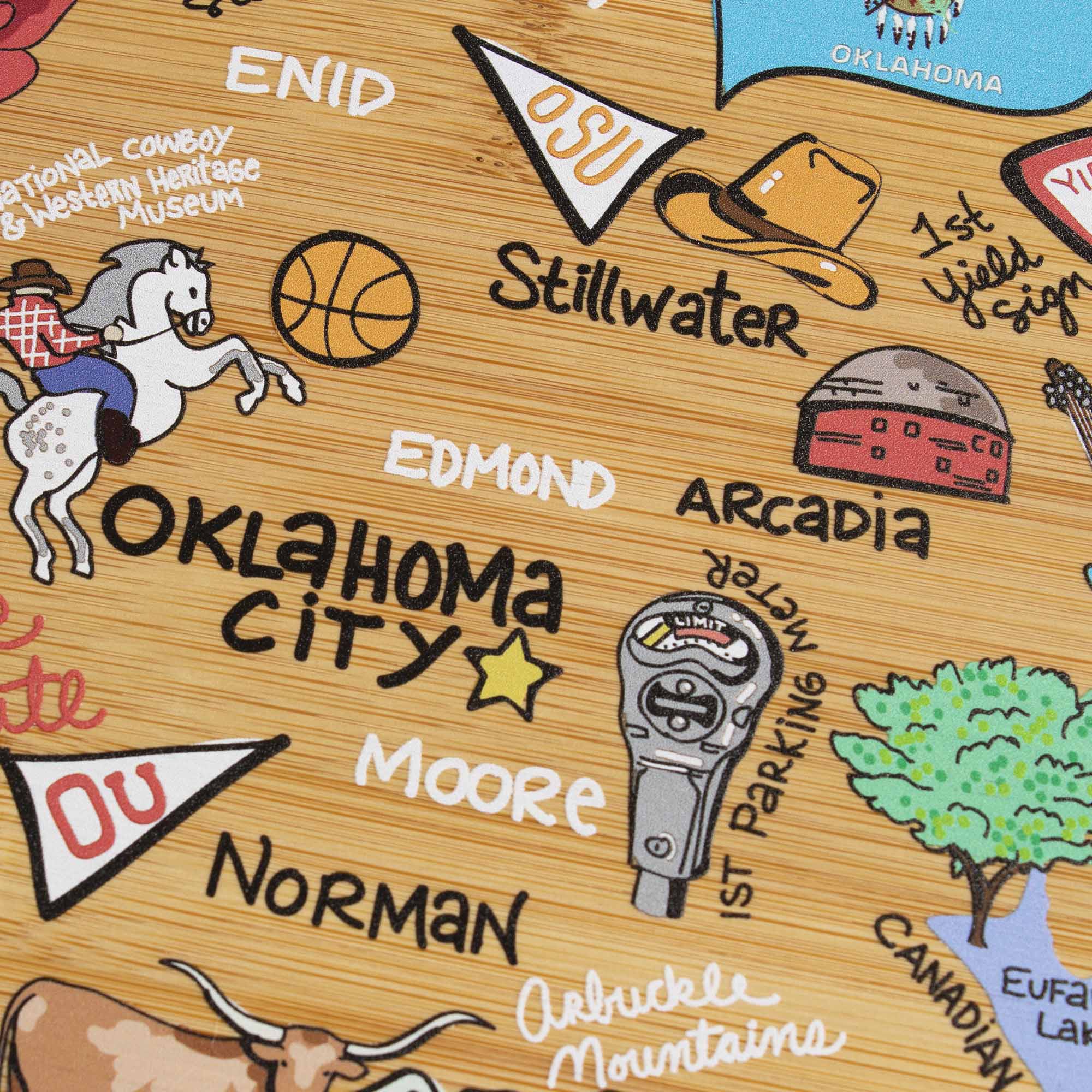 ENID  
OSU  
Stillwater  
1st Yield Sign  
EDMONTON  
ARCADIA  
OKLAHOMA CITY  
OU  
MOORE  
NORMAN  
ANBuckle Mountains  
CANADIAN  
EUFA  
National Cowboy & Western Heritage Museum  
Oklahoma  
LIMIT PARKING  
1st