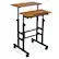 Alt View 19. Costway - Mobile Standing Desk - Walnut.
