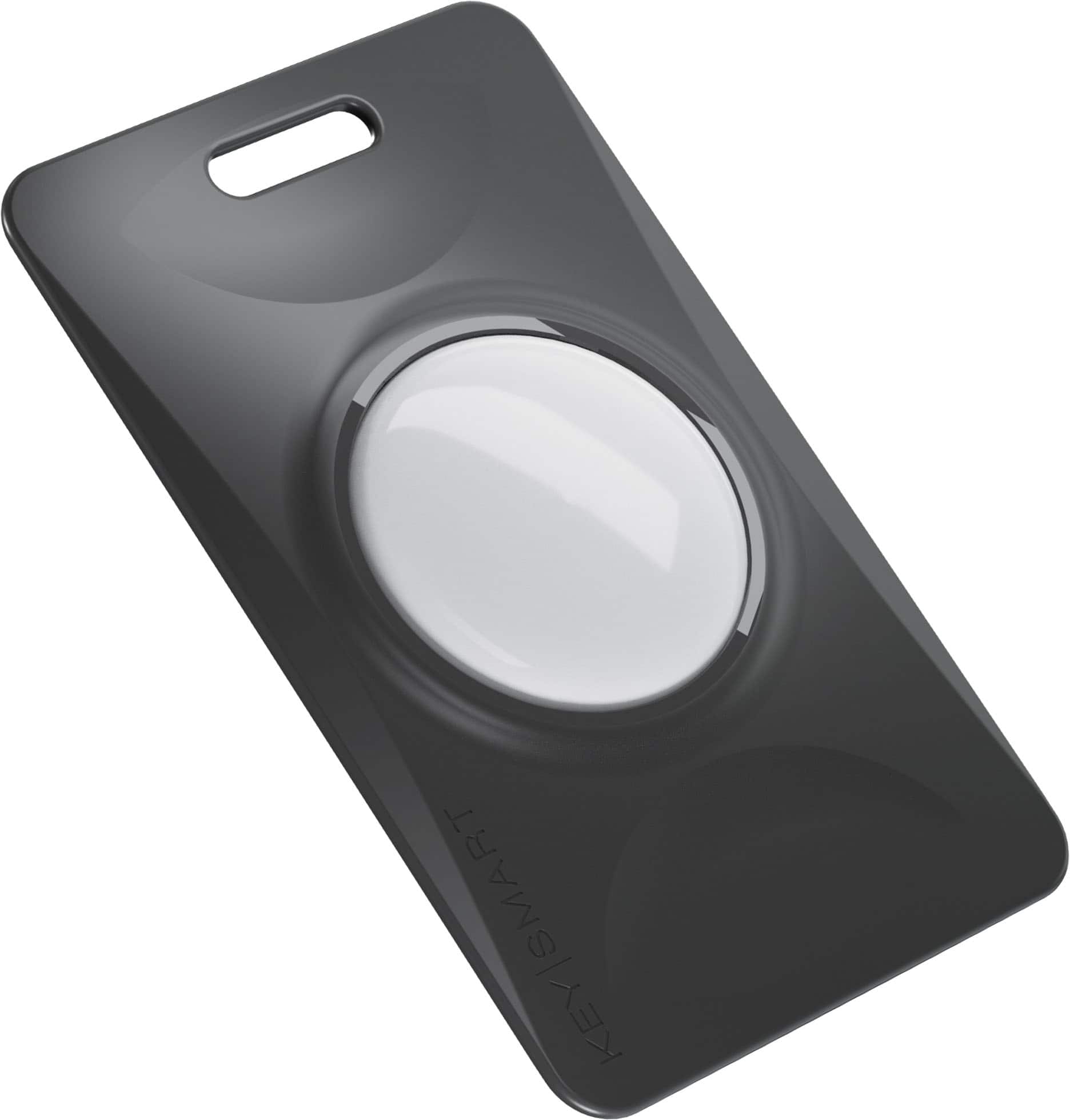 Angle Zoom. KeySmart - SlimCard AirTag Tracker Holder 2 Pack - Black.