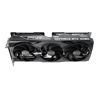 PNY NVIDIA GeForce RTX 5080 Overclocked 16GB GDDR7 PCI Express 5.0 PNY NVIDIA GeForce RTX 5080 Overclocked 16GB GDDR7 PCI Express 5.0