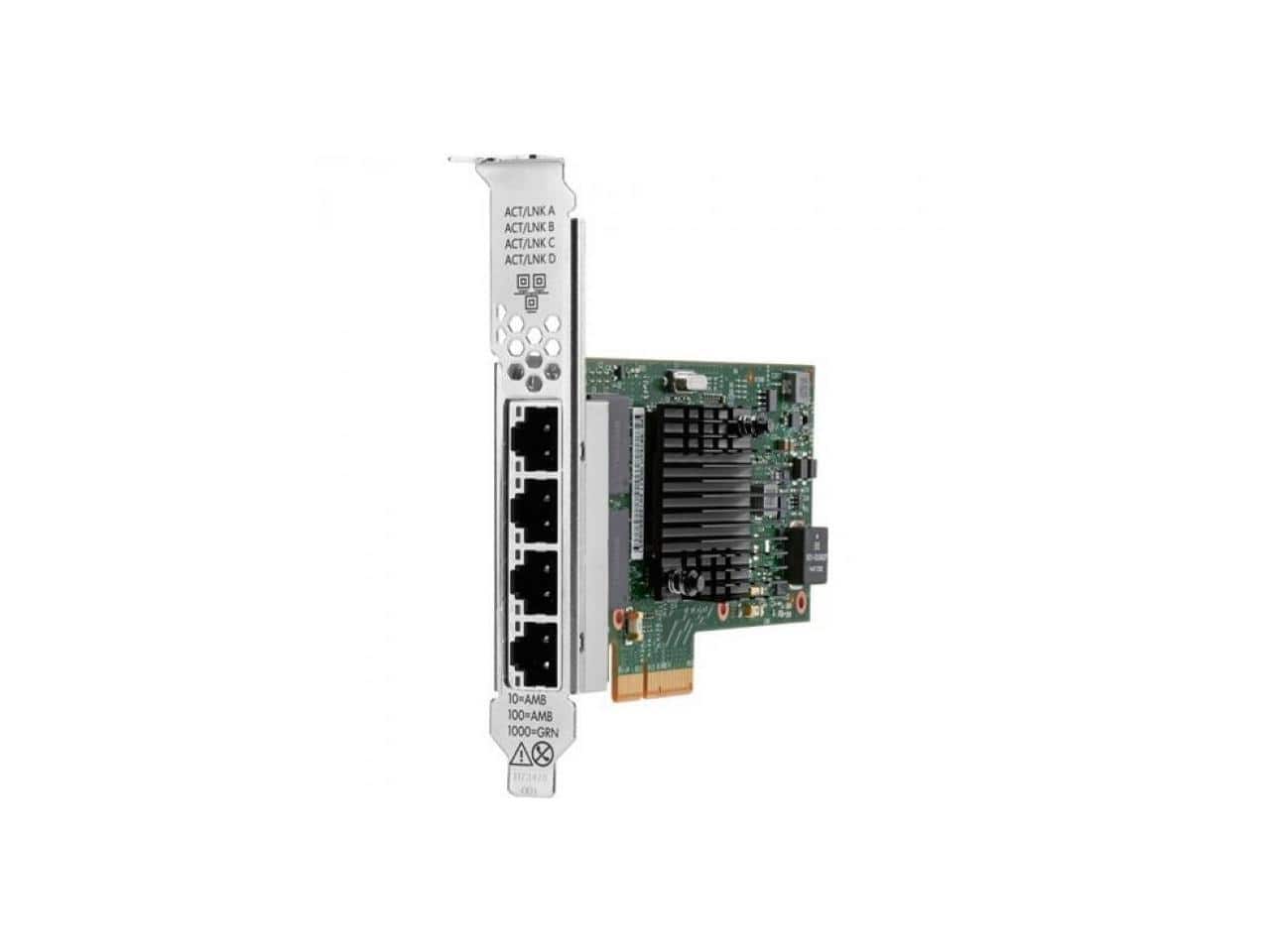 HP - HPE Broadcom BCM5719 1Gb 4-Port Ethernet Adapter - PCIe 2.0 - Black