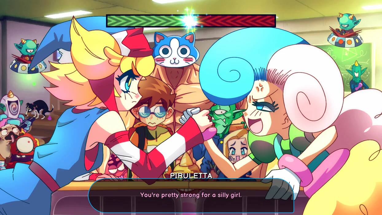 PIRULETTA  
You're pretty strong for a silly girl.