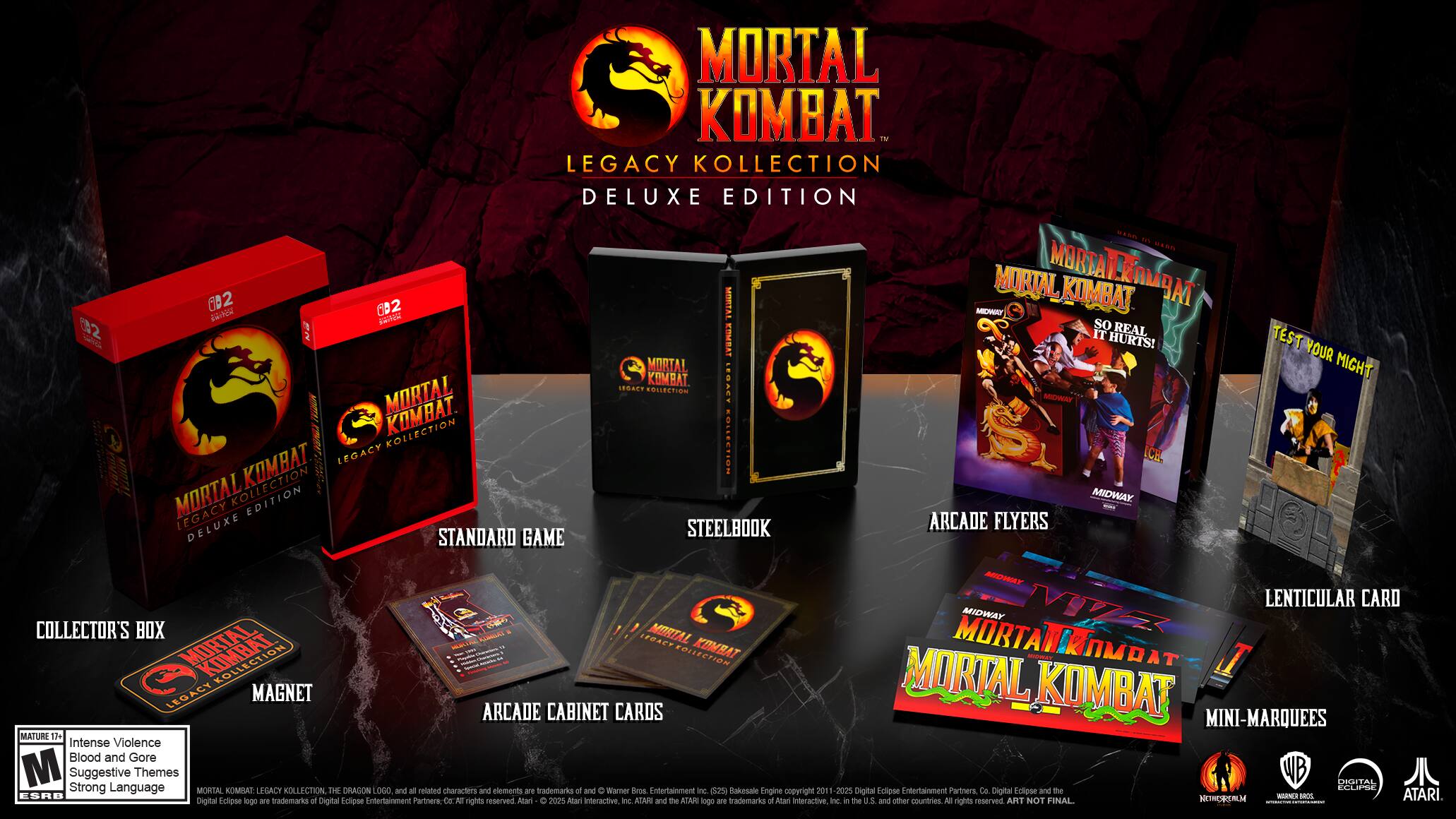 Mortal Kombat Legacy Collection Deluxe Edition

- Mortal Kombat 9
- Mortal Kombat 9 Arcade Flyers
- Mortal Kombat 9 Steelbook
- Mortal Kombat 9 Standard Game
- Collector's Box
- Magnet
- Arcade Cabinet Cards
- Lenticular Card
- Mini-Marquees

Mortal Kombat Legacy Collection Deluxe Edition

- Mortal Kombat 9
- Mortal Kombat 9 Arcade Flyers
- Mortal Kombat 9 Steelbook
- Mortal Kombat 9 Standard Game
- Collector's Box
- Magnet
- Arcade Cabinet Cards
- Lenticular Card
- Mini-Marquees

Mortal Kombat Legacy Collection Deluxe Edition

- Mortal Kombat 9
- Mortal Kombat 9 Arcade Flyers
- Mortal Kombat 9 Steelbook
- Mortal Kombat 9 Standard Game
- Collector's Box
- Magnet
- Arcade Cabinet Cards
- Lenticular Card
- Mini-Marquees

Mortal Kombat Legacy Collection Deluxe Edition

- Mortal Kombat 9
- Mortal Kombat 9 Arcade Flyers
- Mortal Kombat 9 Steelbook
- Mortal Kombat 9 Standard Game
- Collector's Box
- Magnet
- Arcade Cabinet Cards
- Lenticular Card
- Mini-Marquees

Mortal Kombat Legacy Collection Deluxe Edition

- Mortal Kombat 9
- Mortal Kombat 9 Arcade Flyers
- Mortal Kombat 9 Steelbook
- Mortal Kombat 9 Standard Game
- Collector's Box
- Magnet
- Arcade Cabinet Cards
- Lenticular Card
- Mini-Marquees

Mortal Kombat Legacy Collection Deluxe Edition

- Mortal Kombat 9
- Mortal Kombat 9 Arcade Flyers
- Mortal Kombat 9 Steelbook
- Mortal Kombat 9 Standard Game
- Collector's Box
- Magnet
- Arcade Cabinet Cards
- Lenticular Card
- Mini-Marquees

Mortal Kombat Legacy Collection Deluxe Edition

- Mortal Kombat 9
- Mortal Kombat 9 Arcade Flyers
- Mortal Kombat 9 Steelbook
- Mortal Kombat 9 Standard Game
- Collector's Box
- Magnet
- Arcade Cabinet Cards
- Lenticular Card
- Mini-Marquees

Mortal Kombat Legacy Collection Deluxe Edition