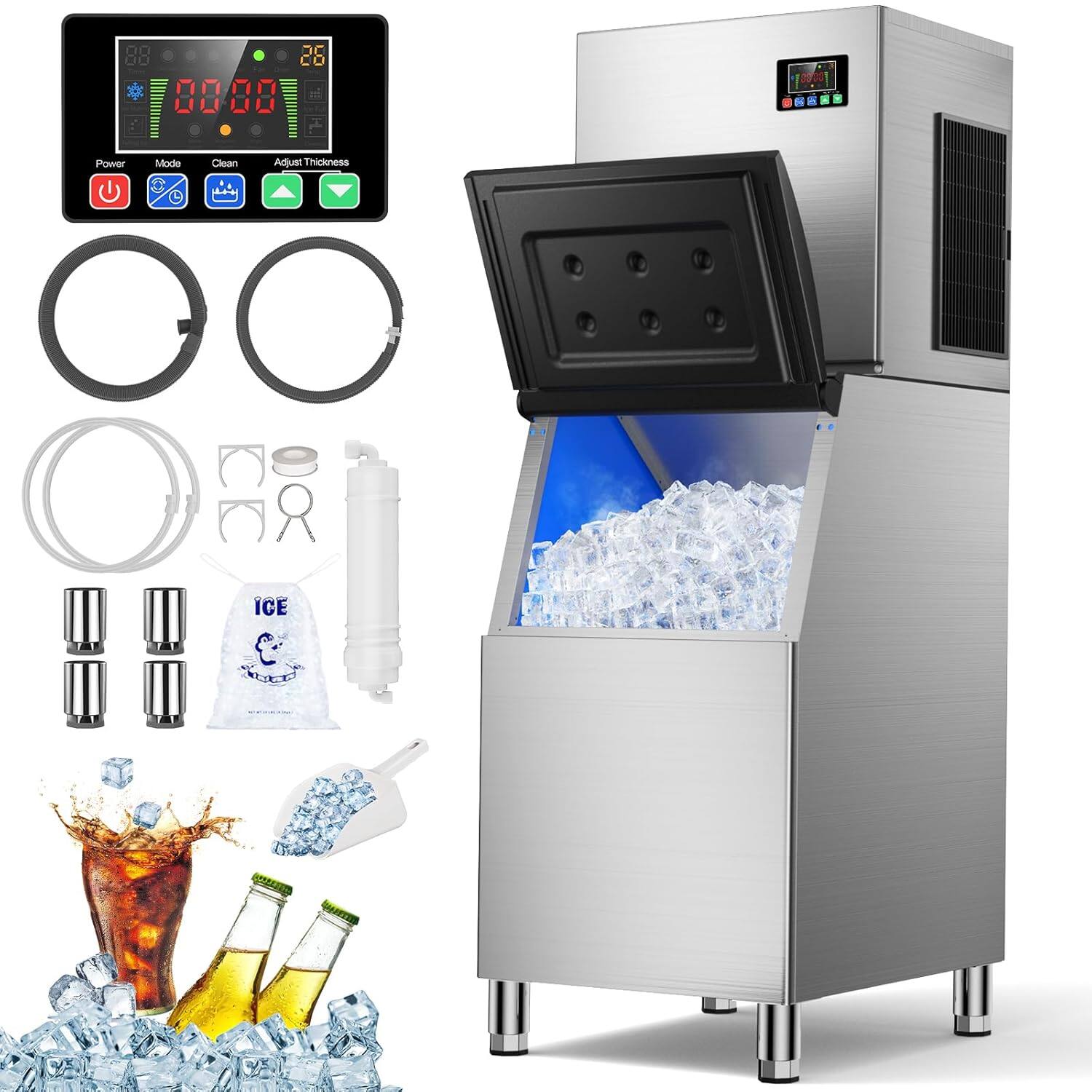 26. S.. Power Mode Clean Adjust Thickness ICE