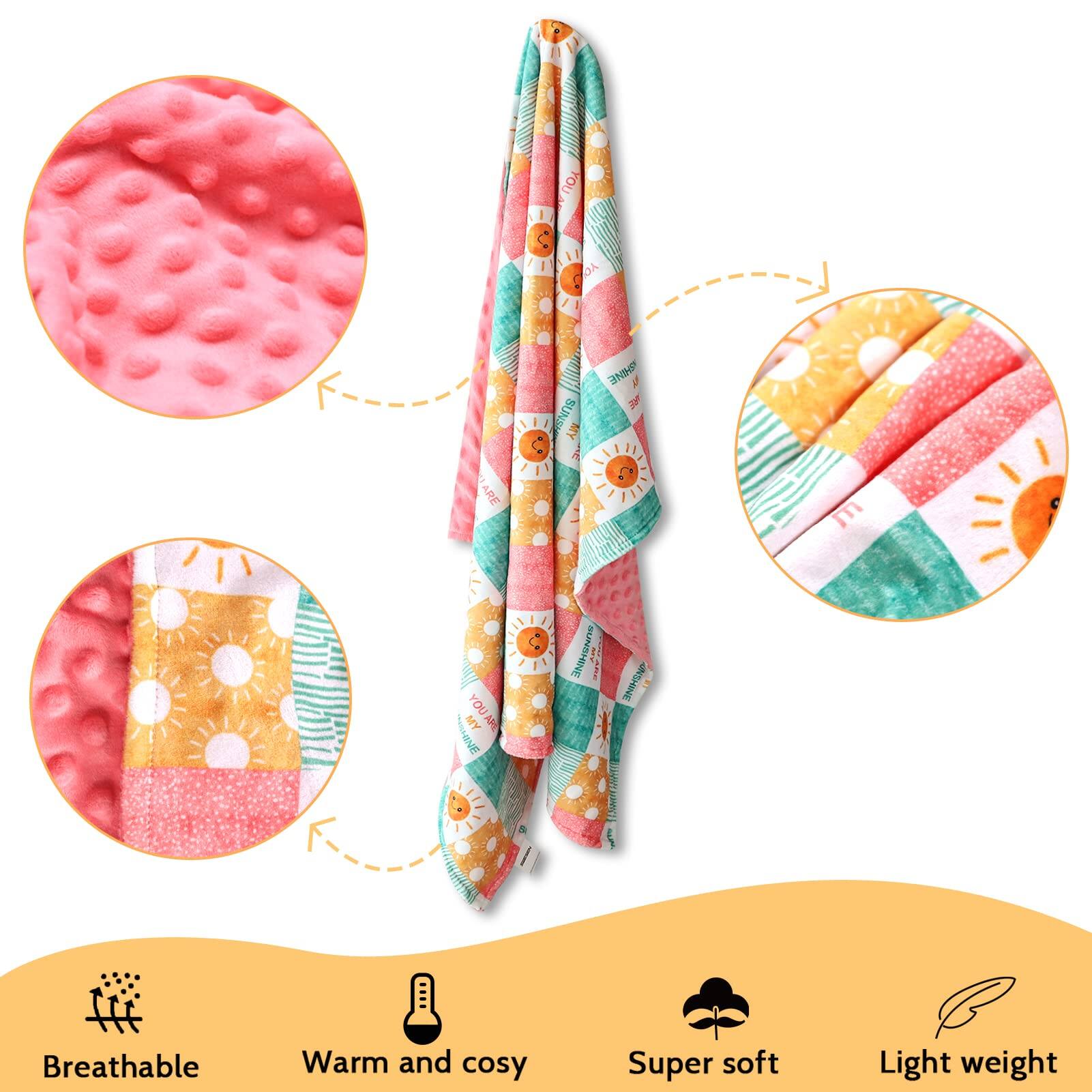 You are my sunshine, my only sunshine, you make me happy when skies are gray. You never know, dear, how much I love you, please don't take my sunshine away. -- Anshine

Breathable, Warm and cosy, Super soft, Light weight