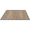 Front. VEVOR - Area Rug, 8 x 10 ft Large Washable Rug, Non-Slip and Tear-Resistant Soft Carpet, Pet & Child Friendly Vintage Area Rugs - Brown Green.