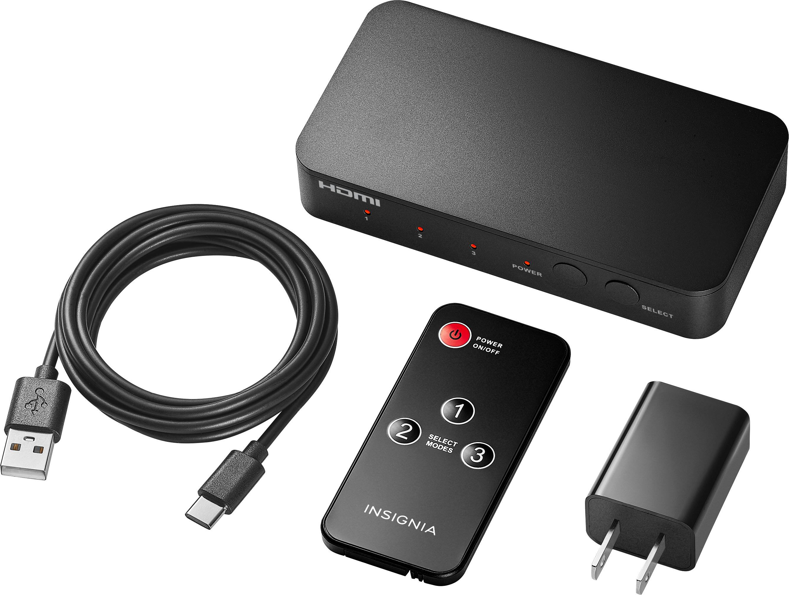 HDMI  
POWER ON/OFF  
SELECT MODES  
1  
2  
3  
INSIGNIA