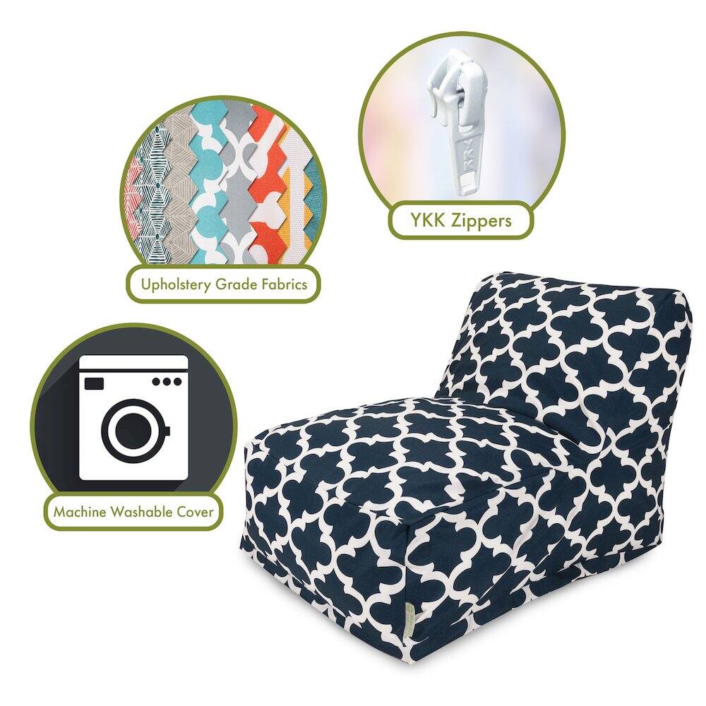 - Upholstery Grade Fabrics
- YKK Zippers
- Machine Washable Cover