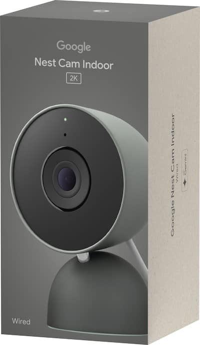 Google Nest Cam Indoor (wired, 3rd gen) Latest Model 2K Video and Google Nest Cam Indoor (wired, 3rd gen) Latest Model 2K Video and