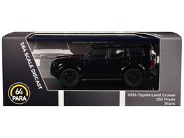 2024 Toyota Land Cruiser 250 Prado 1/64 Diecast Model Car by Paragon Models - Black