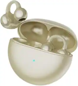 SKRAN - Wireless Earbuds- Hi-FEC Stereo Sound, Cloud-Like Comfort Fit, No Sound Leakage & Metallic Electroplating Design - Off-white