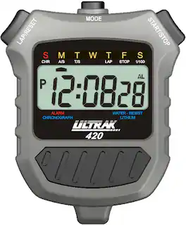 Ultrak - 420 Cumulative Split Stopwatch Timer - Gray