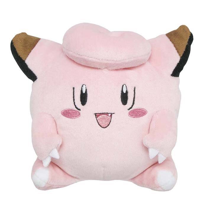 Alt View 1. Sanei - Sanei Boeki Pokemon Clefairy PP21 All Star Collection 6 Inch Plush.