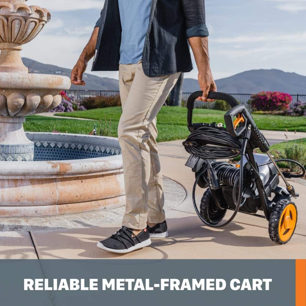 Reliable Metal-Framed Cart