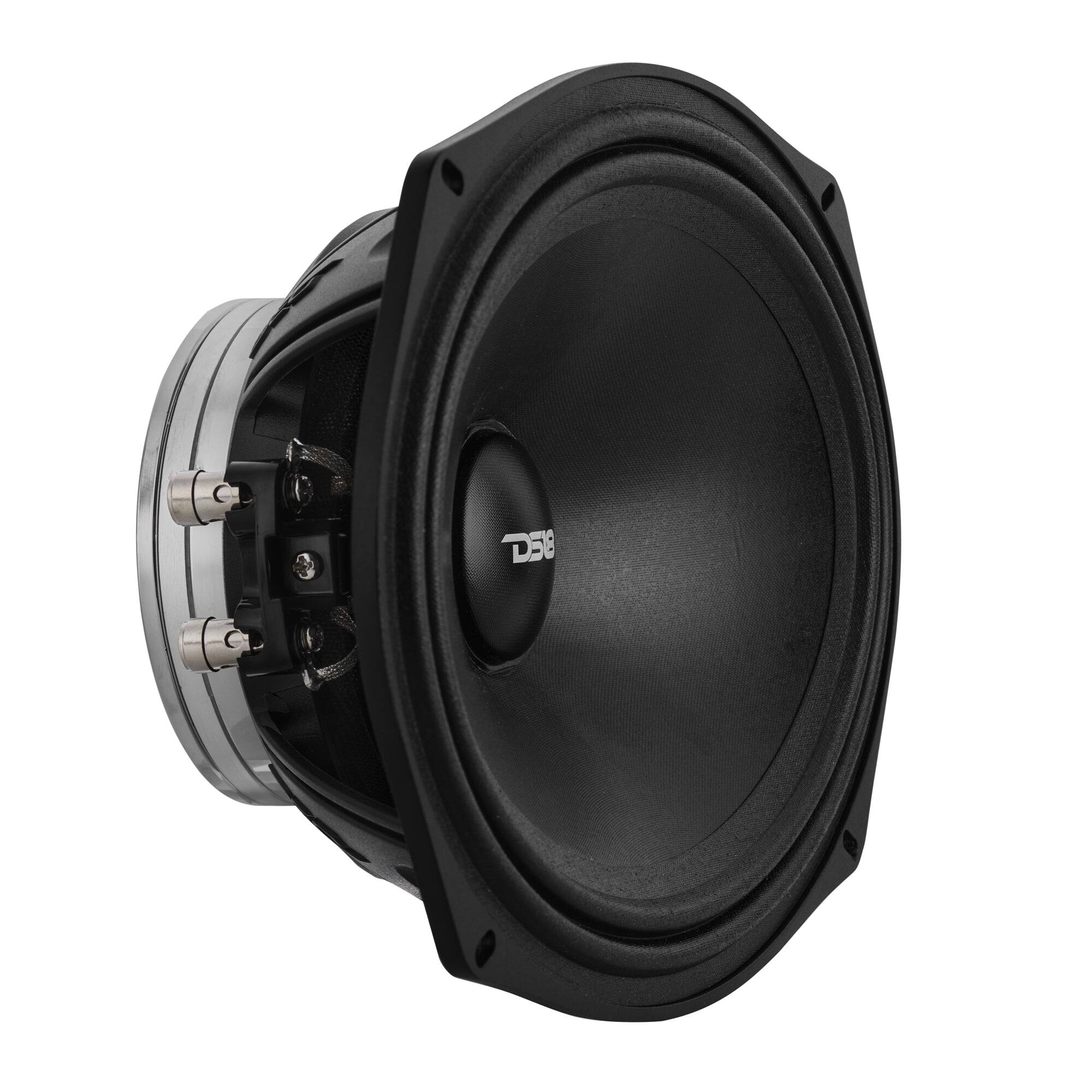 Angle. DS18 Audio - 6x9" Full-Range Speaker With Water Resistant Glass Fiber Cone and Neodymium Magnet | 250W RMS 2-Ohm - Black.