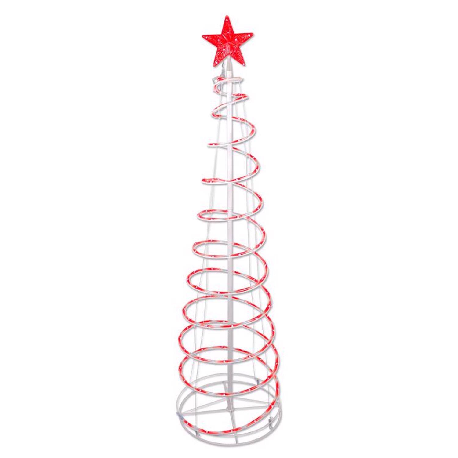 Front. Celebrations - Celebrations LED Multi Spiral 5 ft. Yard Decor - Multicolored.