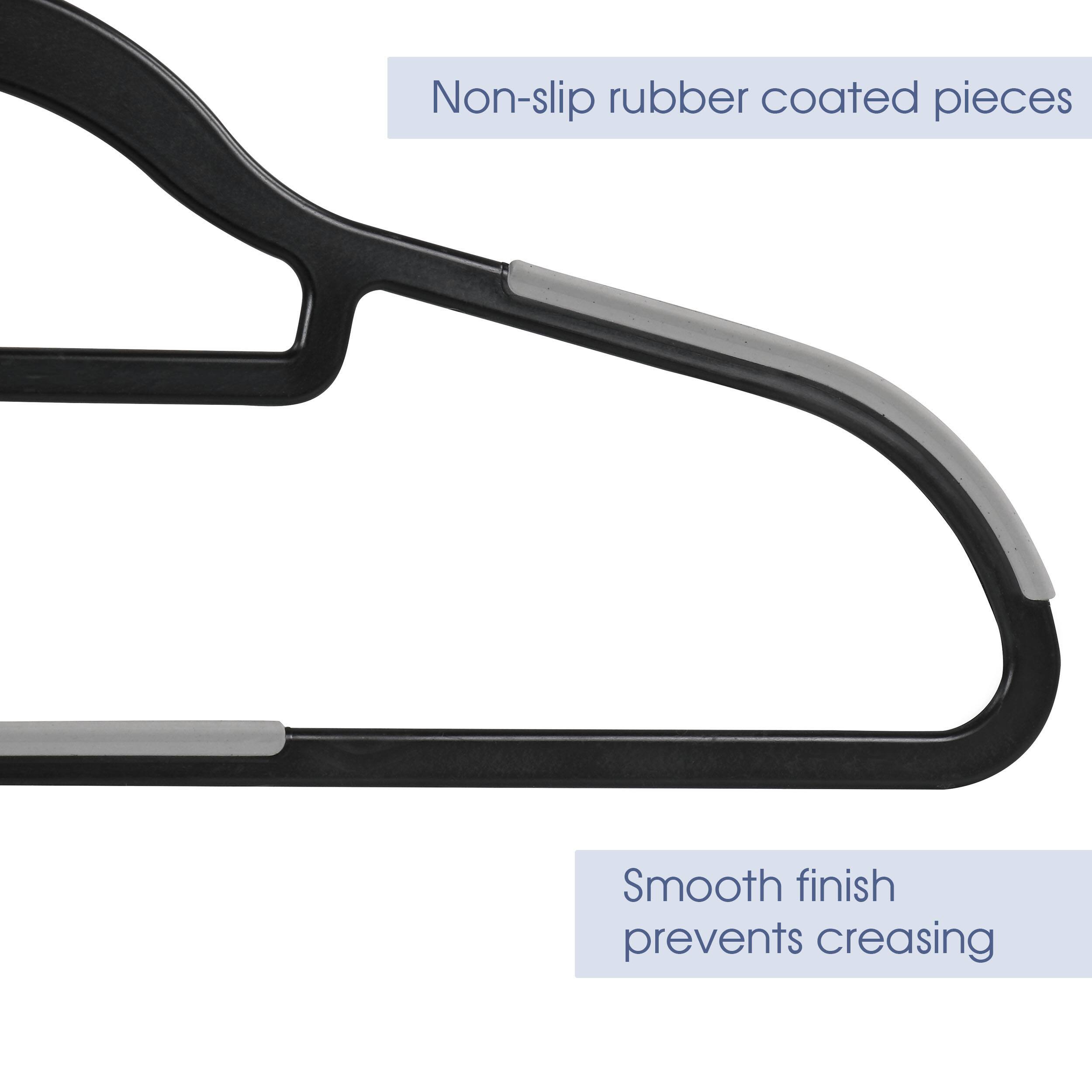 Non-slip rubber coated pieces
Smooth finish prevents creasing