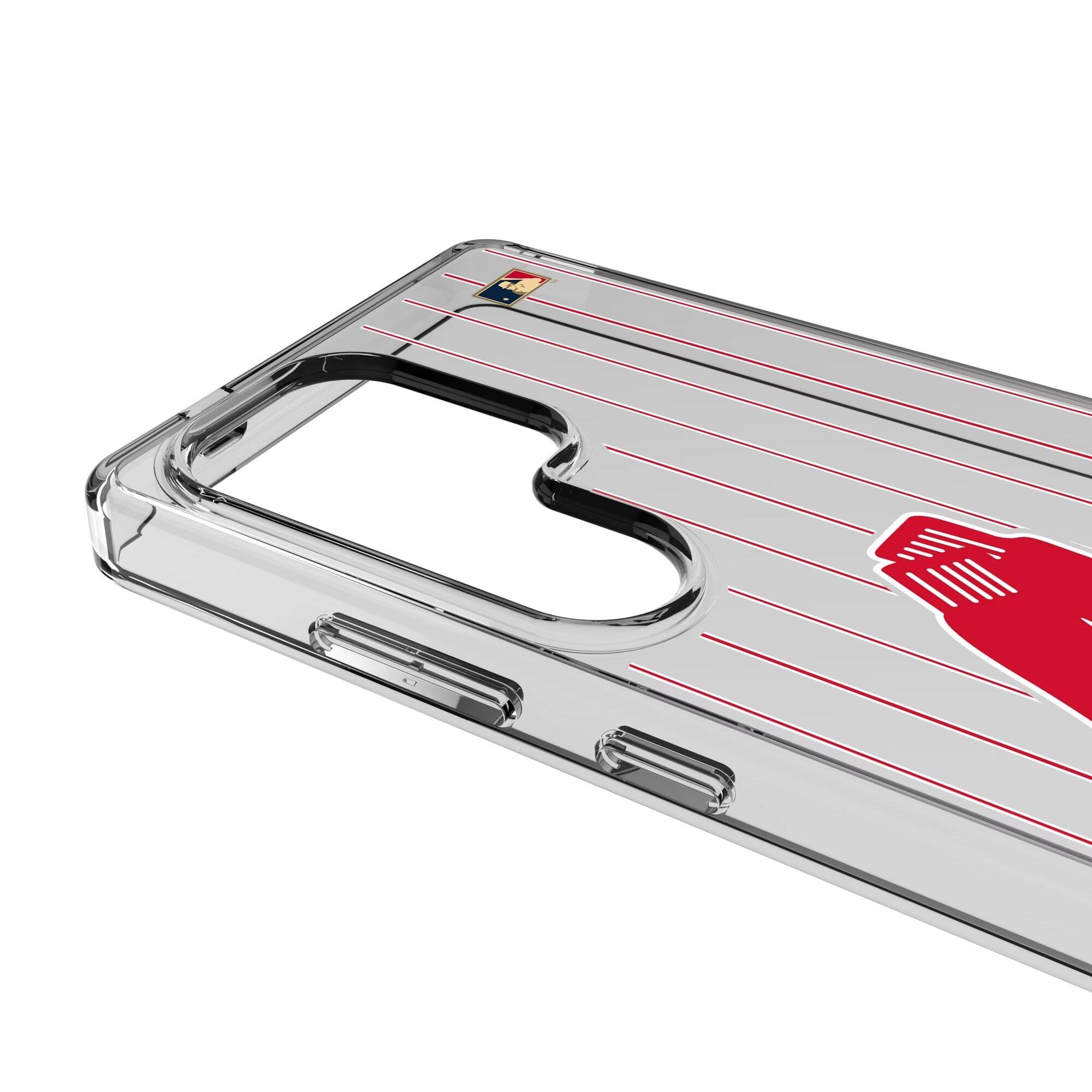 Alt View 2. Keyscaper - Cooperstown Galaxy Clear Case - S22 - Multicolor.