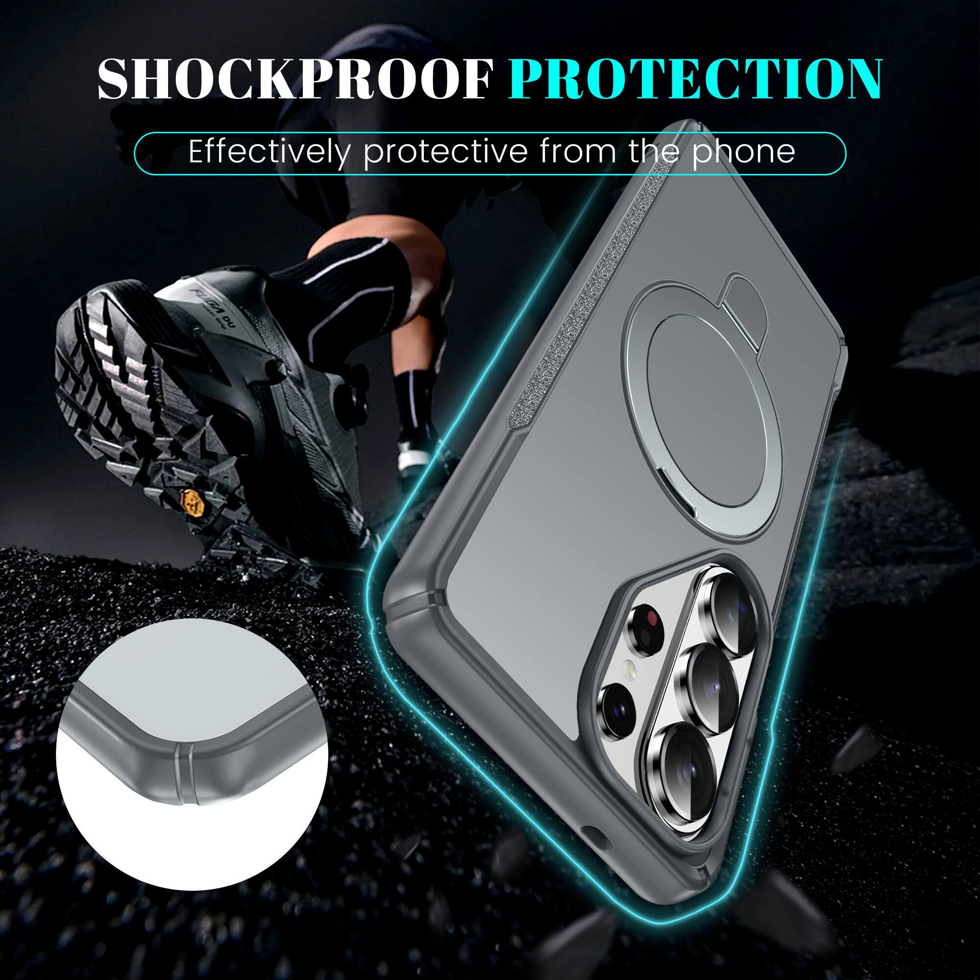 SHOCKPROOF PROTECTION  
Effectively protective from the phone