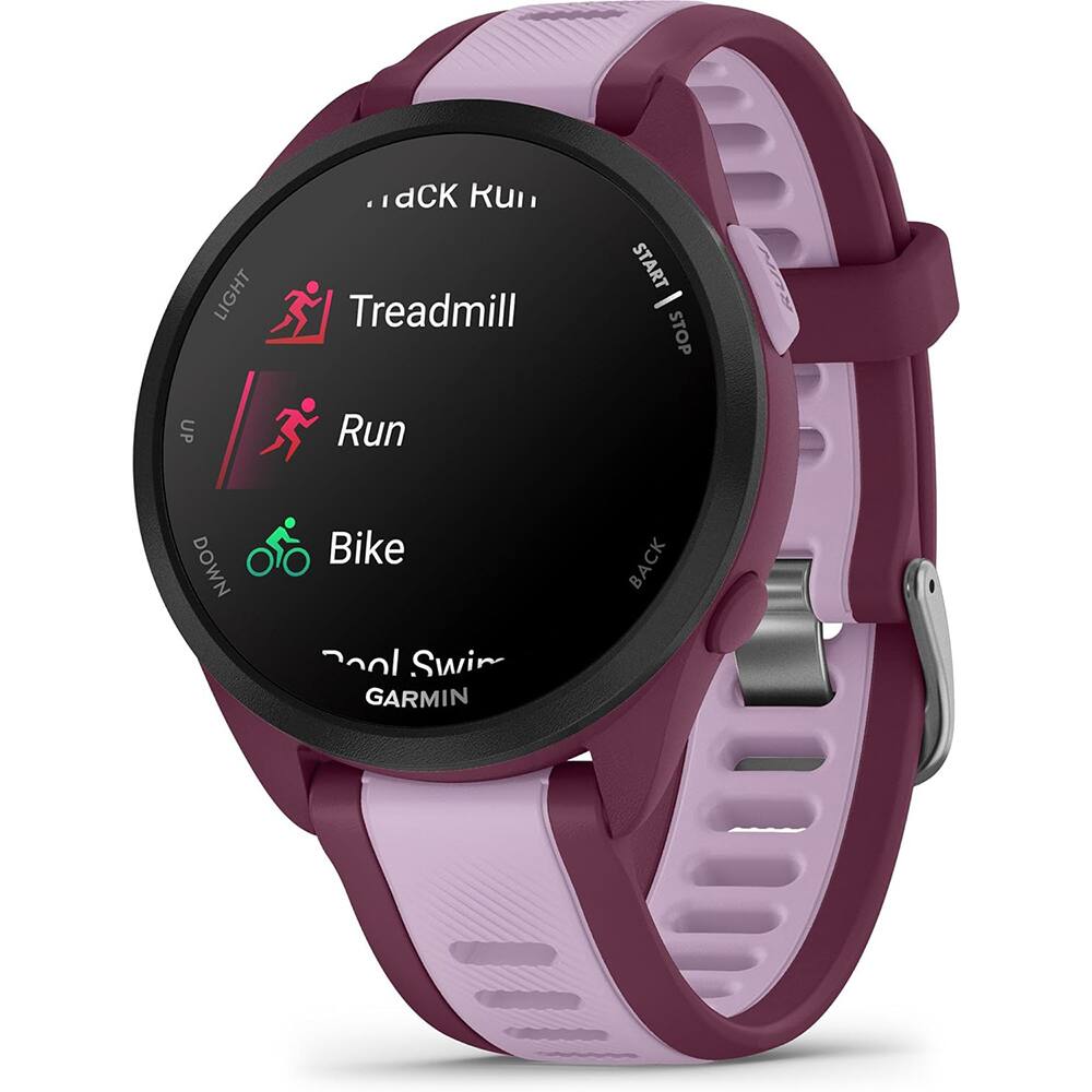 LIGHT ACK KU Treadmill START - STOP UP Run DOWN Bike and Swim GARMIN BACK