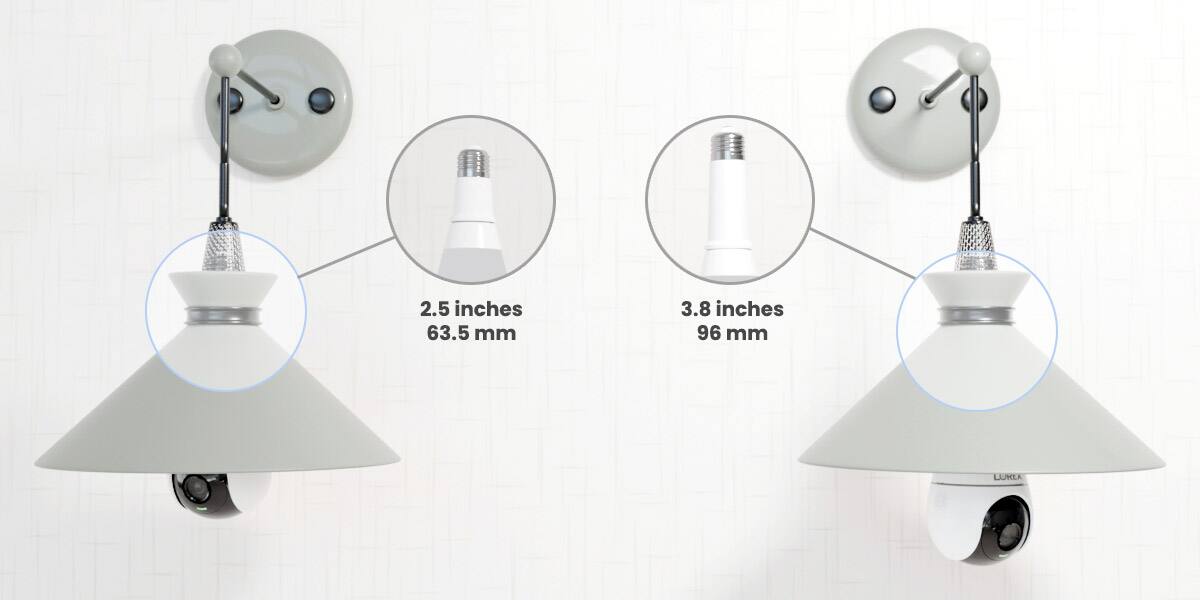 2.5 inches  
63.5 mm  

3.8 inches  
96 mm  

LUKEA