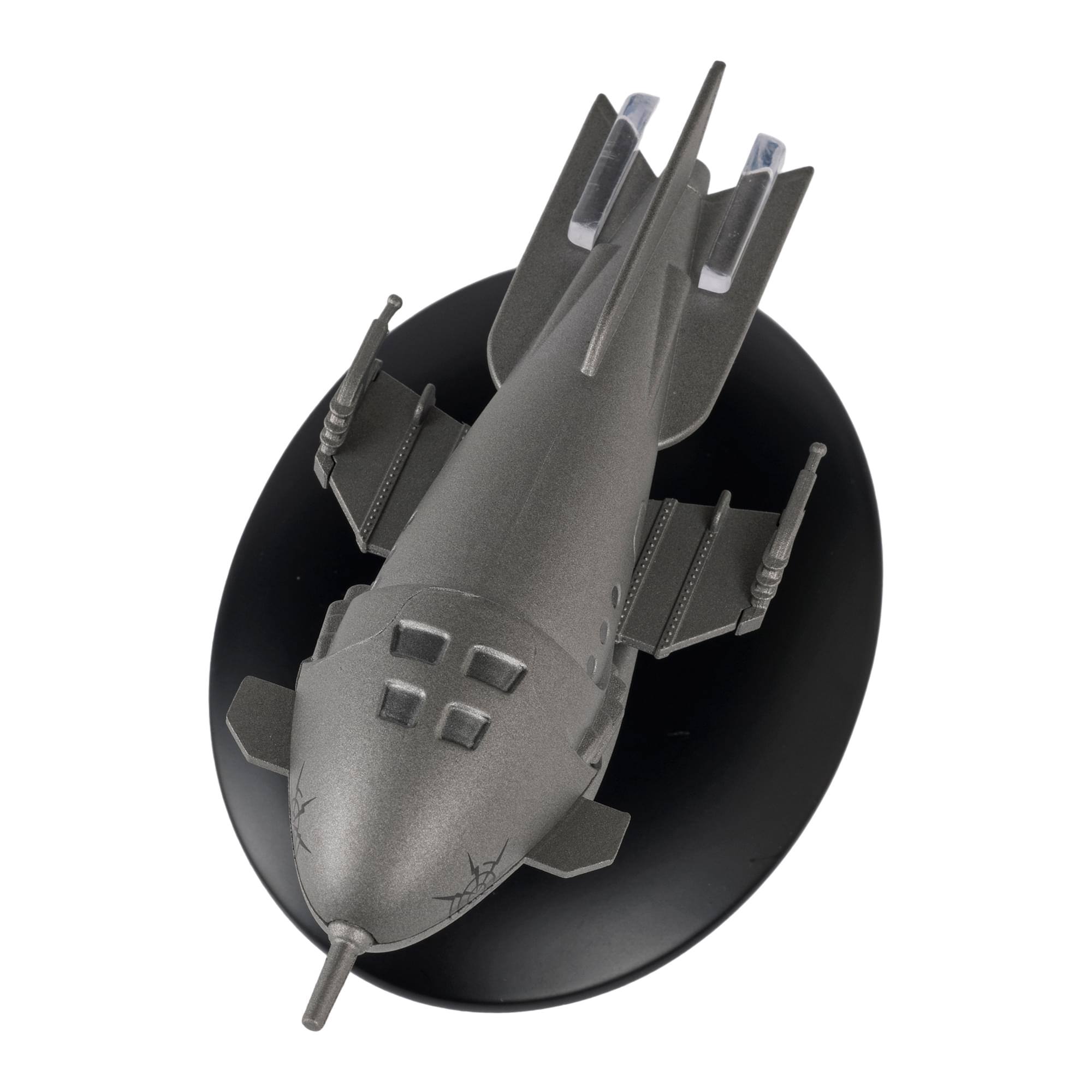 Alt View 2. Eaglemoss - Eaglemoss Star Trek Starship Replica | Captain Protons Rocket Ship - Grey.